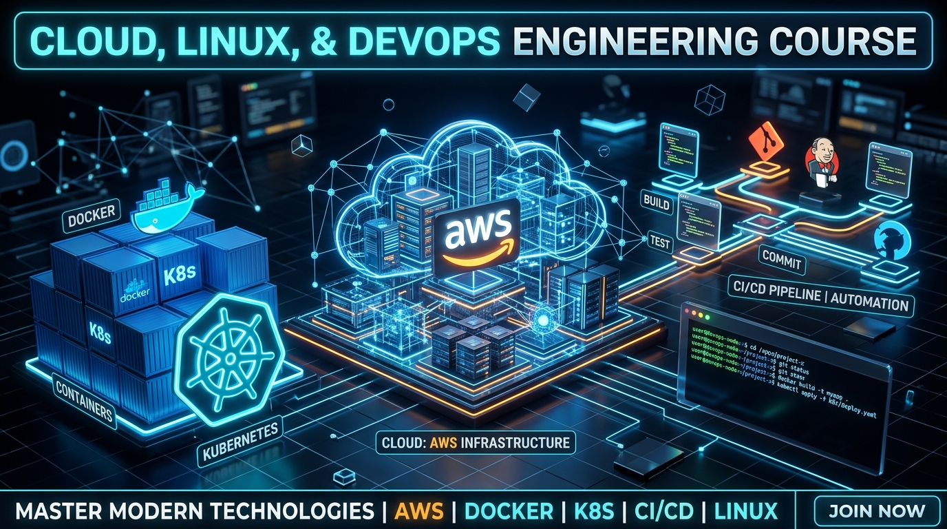 Course 1 — Cloud & DevOps Engineer (60-Class Career Track)